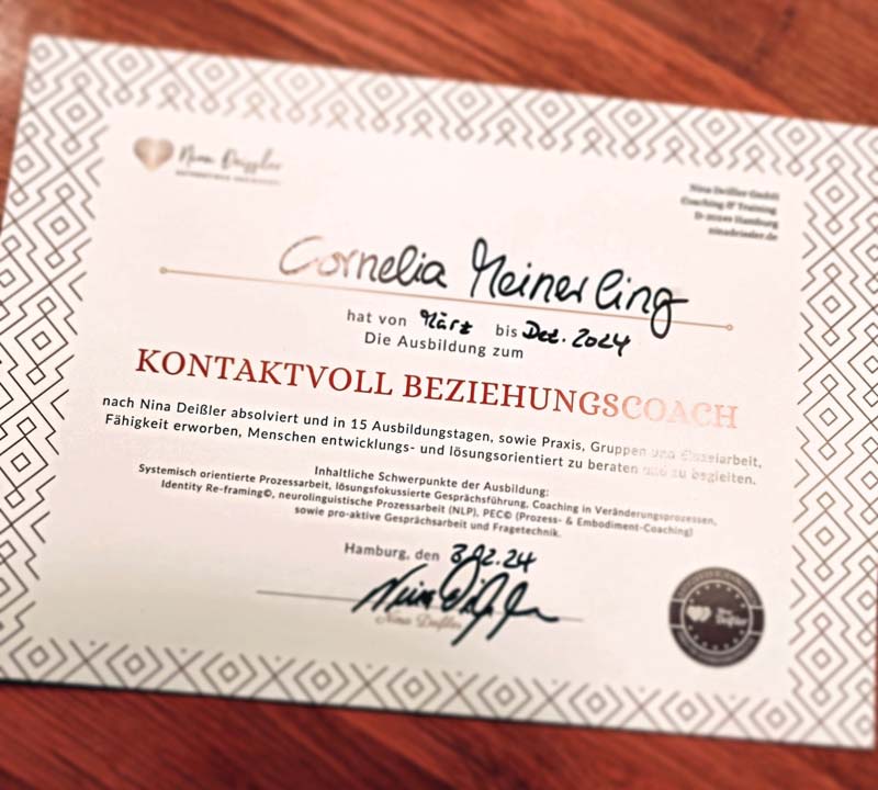 Ausbildung zum Beziehungscoach